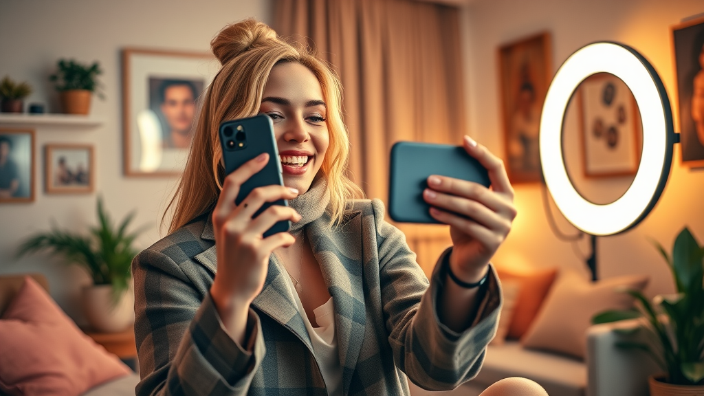 influencer marketing recording branded video as part of digital marketing strategy
