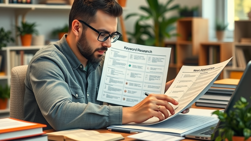 content creator writing high-quality SEO content - quality content to improve your SEO ranking