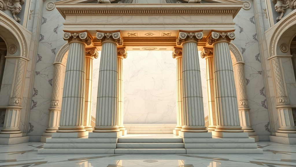 Four pillars representing culture, technology, data, and organization for digital transformation strategy