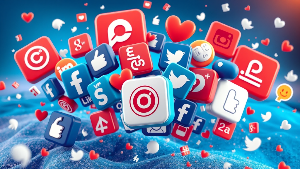 social media platform logos for digital marketing campaigns strategy